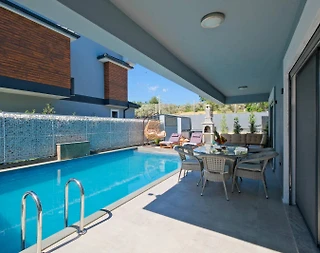 Muğla Seydikemer'de Elverişli Konumda, Özel Havuzlu, 3+1 Villa - 4