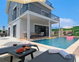 Muğla Seydikemer'de Sakin Konumda, Özel Havuzlu, 6 Kişilik Villa - 3