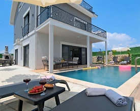 Muğla Seydikemer'de Sakin Konumda, Özel Havuzlu, 6 Kişilik Villa - 3