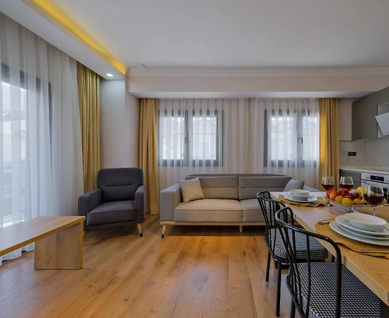 Fethiye Taşyaka'da Merkeze Yakın, 4 Kişilik, Konforlu Suit - 1