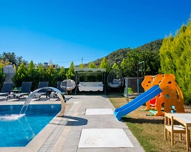 Fethiye Yanıklar'da Çocuklu Ailelere Uygun, Özel Havuzlu, Kiralık Villa - 3