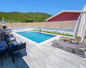 Fethiye Yanıklar'da Site İçerisinde, Özel Havuzlu, 6 Kişilik Villa - 3