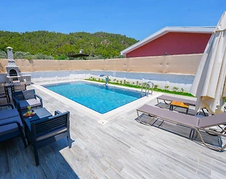 Fethiye Yanıklar'da Site İçerisinde, Özel Havuzlu, 6 Kişilik Villa - 3