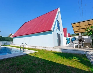 Fethiye Yanıklar'da Site İçerisinde, Özel Havuzlu, Kiralık Bungalov - 3