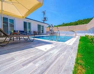Fethiye Yanıklar'da Tesis İçerisinde, Kahvaltı Dahil, Konforlu Villa - 5
