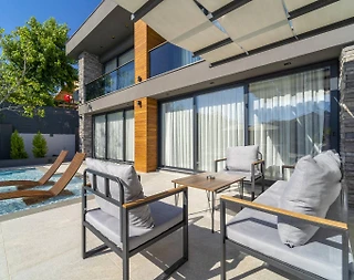 Fethiye Yeni'de Modern Tasarımlı, Özel Havuzlu, 8 Kişilik Villa - 2