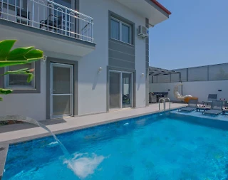 Fethiye Yeni'de Kalabalık Ailelere Uygun, Özel Havuzlu, İkiz Villa - 2