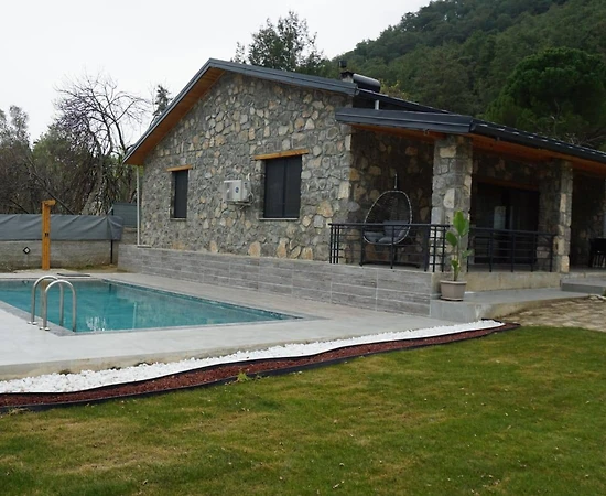 Fethiye Yeşilüzümlü'de Doğa İle İç İçe, Özel Havuzlu, 4 Kişilik Villa - 1