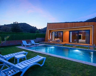 Fethiye Yeşilüzümlü'de Site İçerisinde, Özel Havuzlu, 4 Kişilik Villa - 2