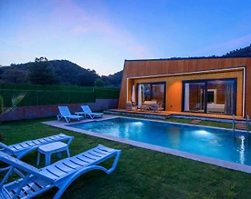 Fethiye Yeşilüzümlü'de Site İçerisinde, Özel Havuzlu, 4 Kişilik Villa - 2