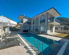 Fethiye Yeşilüzümlü'de Doğa İçerisinde, Özel Havuzlu, Konforlu Villa  - 2