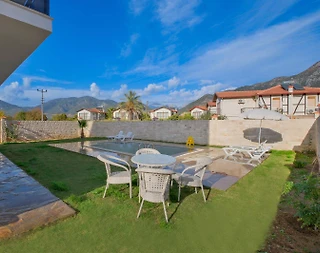 Fethiye Yeşilüzümlü'de Doğa İçerisinde, Özel Havuzlu, Modern Villa - 3