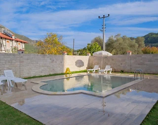 Fethiye Yeşilüzümlü'de Doğa İçerisinde, Özel Havuzlu, Modern Villa - 4