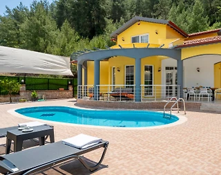 Fethiye Yeşilüzümlü'de Enfes Doğada, Özel Havuzlu, Kiralık Villa - 3