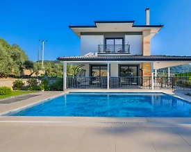 Fethiye Yeşilüzümlü'de Huzur Dolu Doğada, Özel Havuzlu, Kiralık Villa - 3