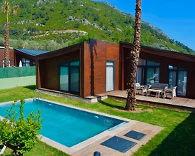 Fethiye Yeşilüzümlü'de Modern Tasarımlı,  Özel Havuzlu, Tatil Villası - 2