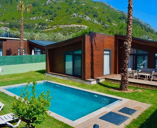 Fethiye Yeşilüzümlü'de Doğa İçerisinde,  Özel Havuzlu, 2+1 Villa - 1