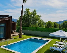 Fethiye Yeşilüzümlü'de Modern Tasarımlı,  Özel Havuzlu, Tatil Villası - 3