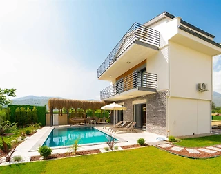 Fethiye Yeşilüzümlü'de Muhteşem Doğada, Özel Havuzlu, Bahçeli Villa - 4