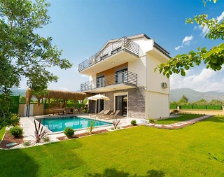 Fethiye Yeşilüzümlü'de Muhteşem Doğada, Özel Havuzlu, Bahçeli Villa - 5