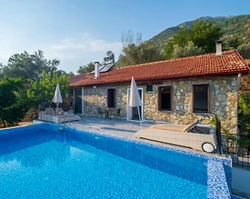 Fethiye Yeşilüzümlü'de Muhteşem Doğada, Özel Havuzlu, Konforlu Villa  - 2