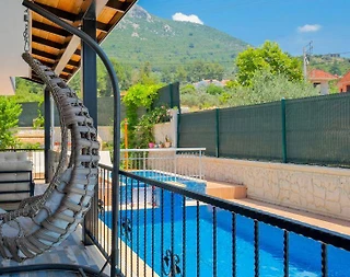 Fethiye Yeşilüzümlü'de Orman Manzaralı, Özel Havuzlu, 4+1 Villa - 3