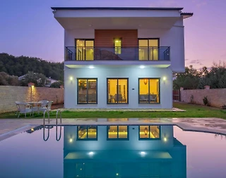 Fethiye Yeşilüzümlü'de Sakin Doğada, Özel Havuzlu, Konforlu Villa - 2
