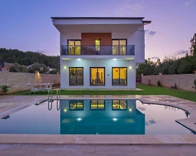 Fethiye Yeşilüzümlü'de Sakin Doğada, Özel Havuzlu, Konforlu Villa - 3