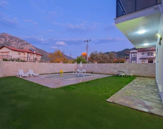 Fethiye Yeşilüzümlü'de Sakin Doğada, Özel Havuzlu, Konforlu Villa - 4