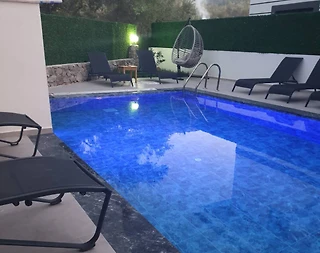 Fethiye Yeşilüzümlü'de Sakin Konumda, Özel Havuzlu, Lüks Villa - 5