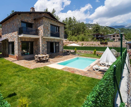 Fethiye Kızılbel'de Eşsiz Doğa İçerisinde, Özel Havuzlu, Kiralık Villa - 1