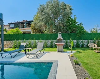 Fethiye Kargı'da Modern Tasarımlı, Özel Havuzlu, Merkezi Villa - 5