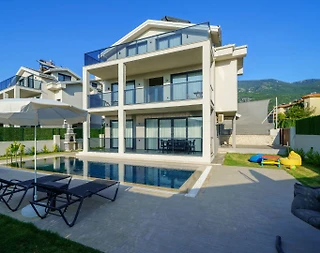 Muğla Fethiye'de Doğal Güzelliklere Yakın, Özel Havuzlu, Modern Villa - 4