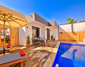 Kaş Patara'da Muhteşem Doğada, Özel Havuzlu, 4 Kişilik, Kiralık Villa - 3