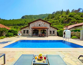 Fethiye Kayaköy'de Doğanın Kalbinde, Özel Havuzlu, Korunaklı Villa - 3