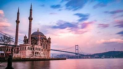Ortakoy Mosque Dusk