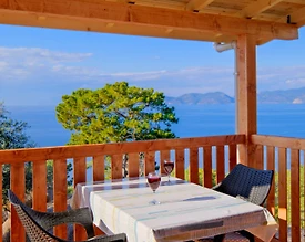 Fethiye Faralya'da Muhteşem Deniz Manzaralı, Teraslı, 1+1 Tatil Evi - 2