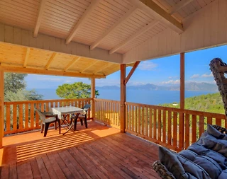 Fethiye Faralya'da Muhteşem Deniz Manzaralı, Teraslı, 1+1 Tatil Evi - 5