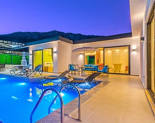 Kaş Bezirgan'da Sakin Konumda, Özel Havuzlu, Balayı Villası - 2