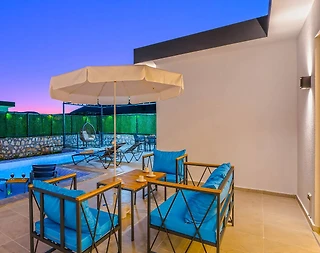 Kaş Bezirgan'da Sakin Konumda, Özel Havuzlu, Balayı Villası - 4