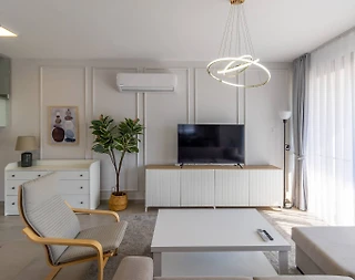 Kıbrıs Girne'de Tesis İçerisinde, Ortak Havuzlu, 6 Kişilik Daire - 2