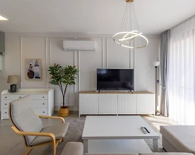 Kıbrıs Girne'de Tesis İçerisinde, Ortak Havuzlu, 6 Kişilik Daire - 2