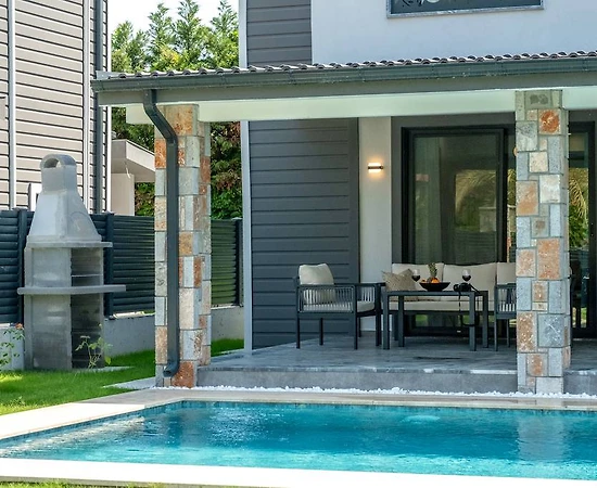 Fethiye Göcek'te Kalabalık Ailelere Uygun, Özel Havuzlu, Modern Villa - 1