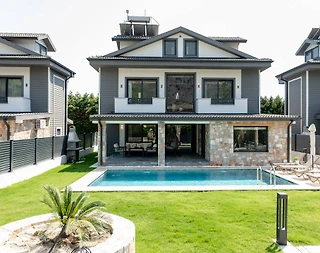 Fethiye Göcek'te Kalabalık Ailelere Uygun, Özel Havuzlu, Modern Villa - 5