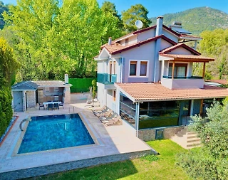 Fethiye İnlice'de Muhteşem Doğada, Özel Havuzlu, 5+1 Villa - 1