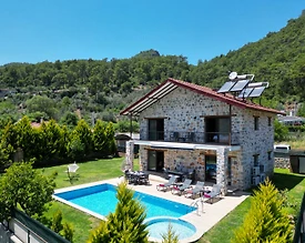 Fethiye İnlice'de Muhteşem Doğada, Özel ve Çocuk Havuzlu, Lüks Villa - 2