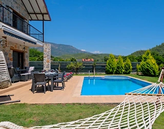 Fethiye İnlice'de Muhteşem Doğada, Özel ve Çocuk Havuzlu, Lüks Villa - 5