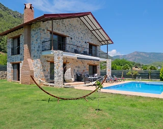 Fethiye İnlice'de Muhteşem Doğada, Özel ve Çocuk Havuzlu, Lüks Villa - 1