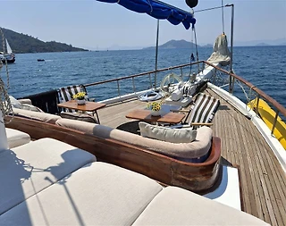 Fethiye Göcek'te Masmavi Sularda, 6 Kabinli, Lüks Gulet - 3