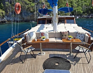 Fethiye Göcek'te Masmavi Sularda, 6 Kabinli, Lüks Gulet - 5